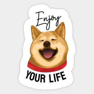 Dog Akita Inu Sticker